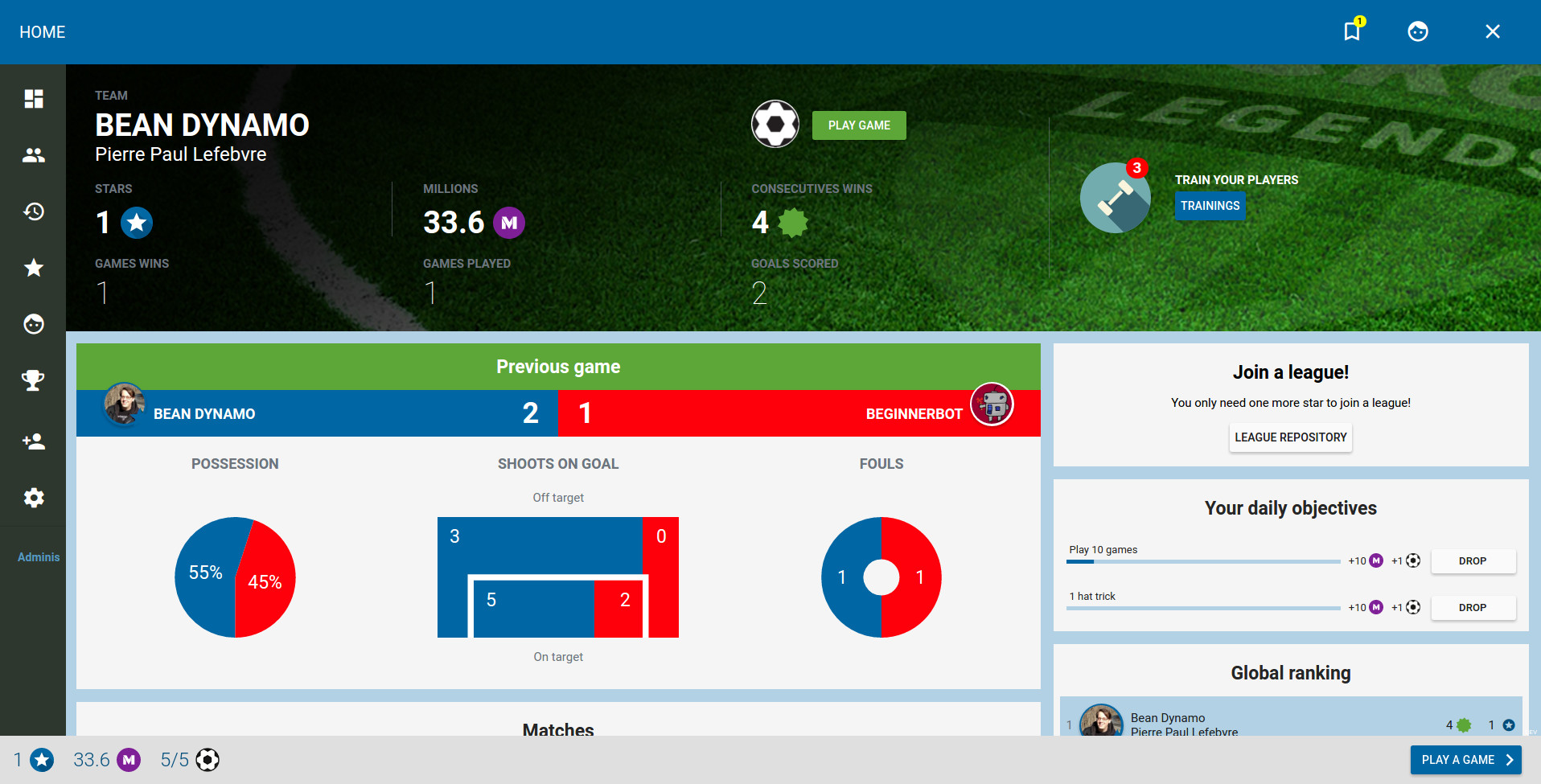 #1. Kickoff Legends (Steam) Által: StudioQi