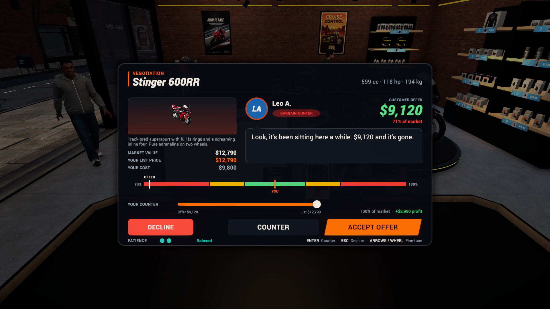 Motorbike Dealer Simulatorのスクリーンショット 1