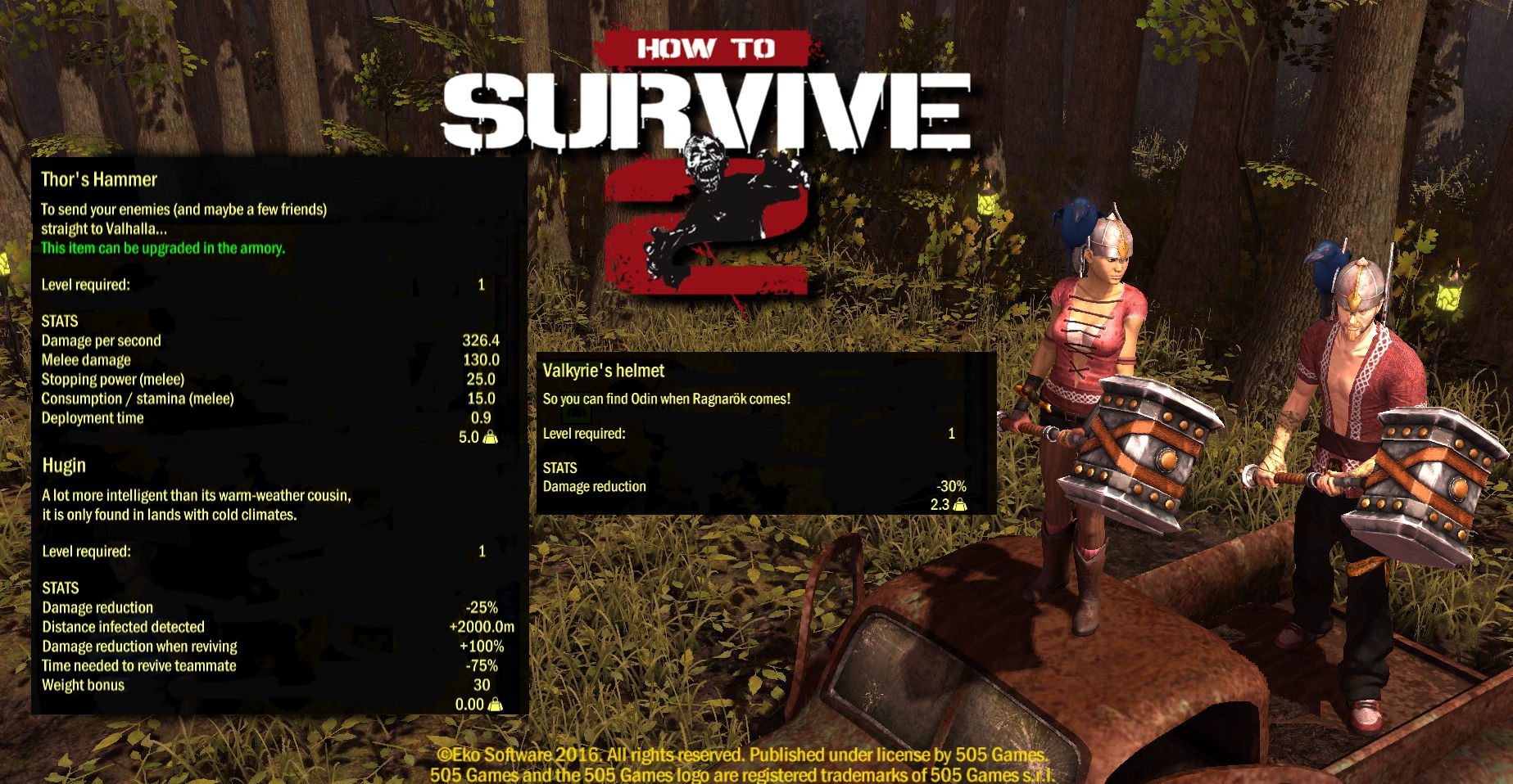 How To Survive 2 - Norse God Skin Pack Featured Screenshot #1