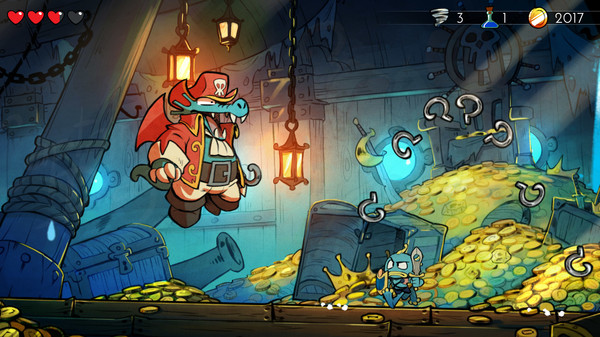 Screenshot z Wonder Boy: The Dragon's Trap Screenshot z Wonder Boy: The Dragon's Trap