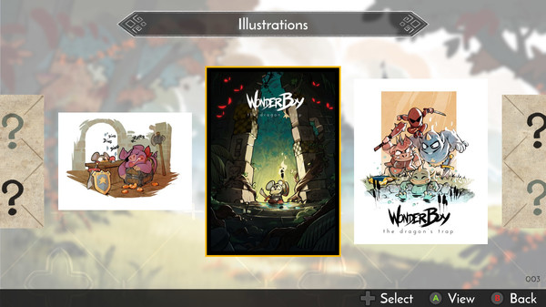 Screenshot z Wonder Boy: The Dragon's Trap Screenshot z Wonder Boy: The Dragon's Trap