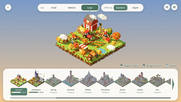Tiny Worlds: 3D Nonograms