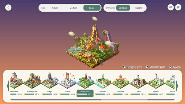 Tiny Worlds: 3D Nonograms