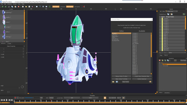 Spriter: Radius-Wing SHMUP Animated Art Pack