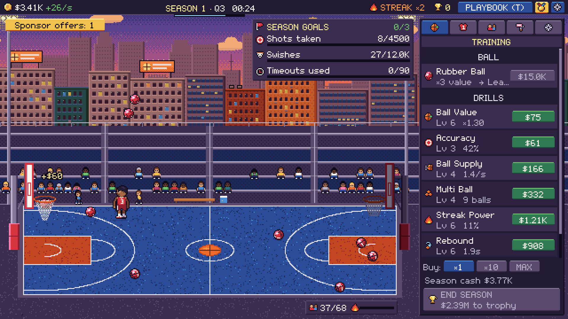 Swish & Repeat: Basketball Idle screenshot 1
