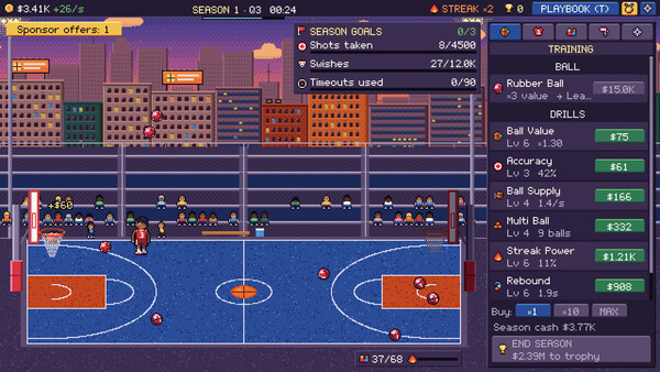 Swish & Repeat: Basketball Idle 스크린샷 1