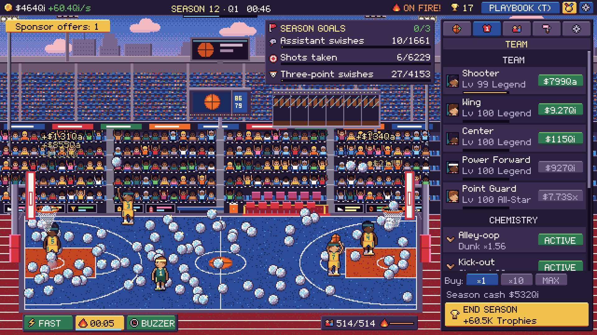 Swish & Repeat: Basketball Idle screenshot 2