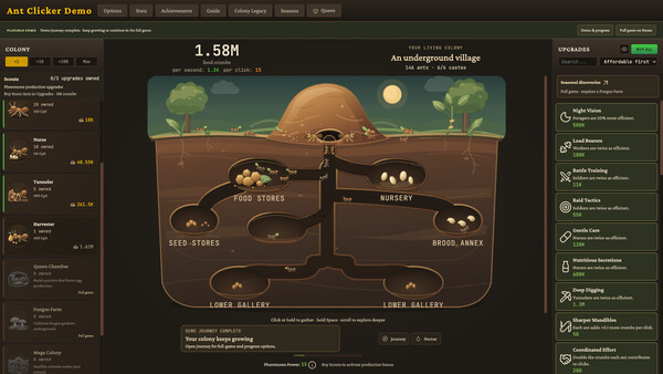 Ant Clicker Demo screenshot 3