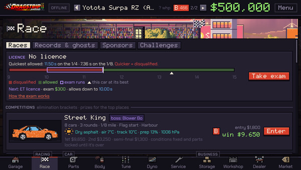 Dragstrip Online screenshot 4