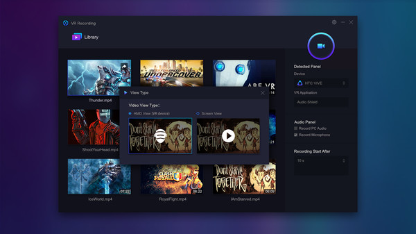 Screenshot z VRCapture Screenshot z VRCapture