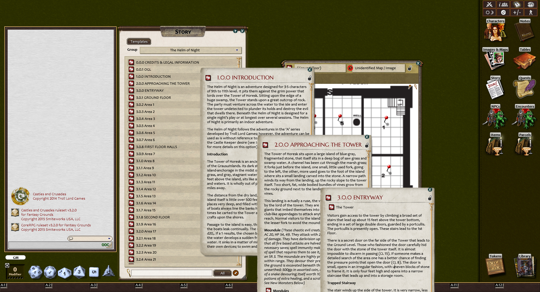 Fantasy Grounds - C&C: A9 The Helm of Night Featured Screenshot #1