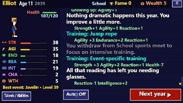 One More Medal: Sports Life Sim 스크린샷 4