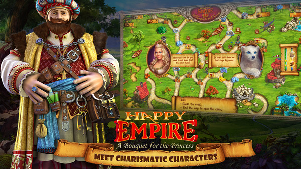 Screenshot z Happy Empire - A Bouquet for the Princess