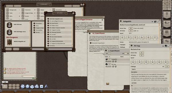 Fantasy Grounds - Mini-Dungeon Collection: Hobgoblin Lair (5E)