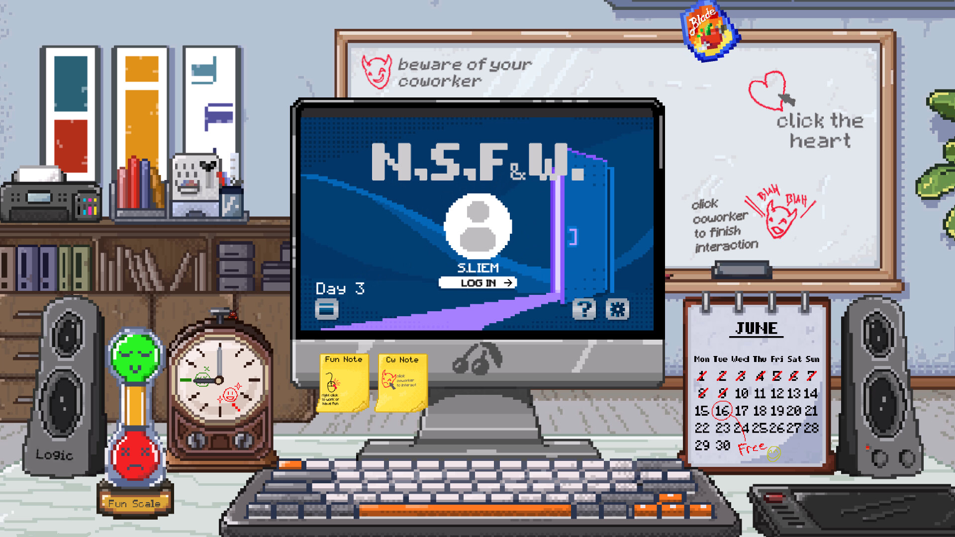 NSFW ~ Not a Simulator For Working: Highly Distracted Featured Screenshot #1