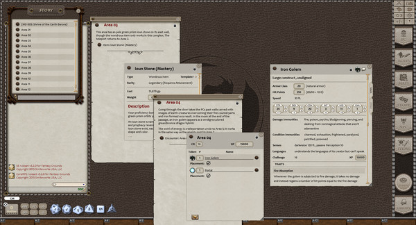 Fantasy Grounds - Mini-Dungeons #003: Shrine of the Earth Barons (5E)