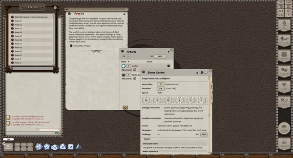 Fantasy Grounds - Mini-Dungeons #003: Shrine of the Earth Barons (5E)