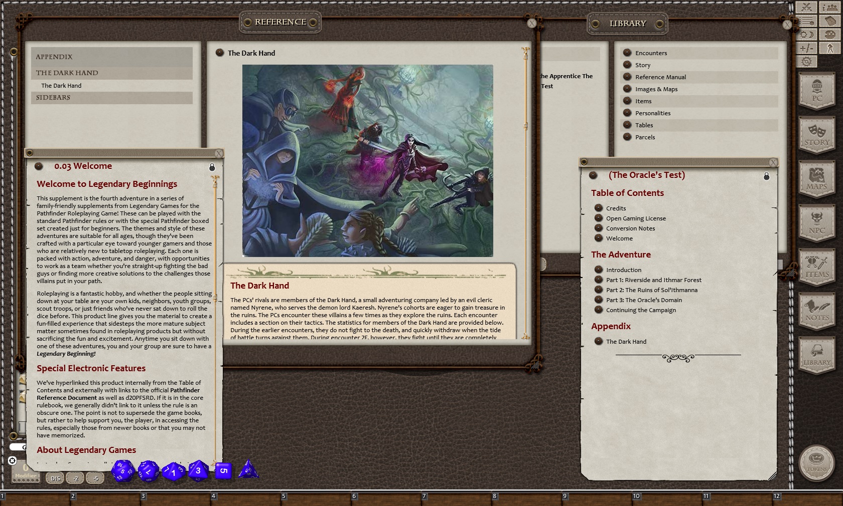 Fantasy Grounds - Trail of the Apprentice: The Oracle's Test Featured Screenshot #1