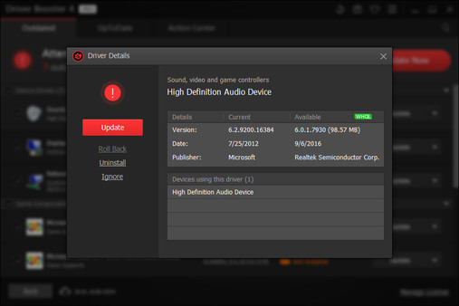 Driver Booster 4 Upgrade to Pro (Lifetime)