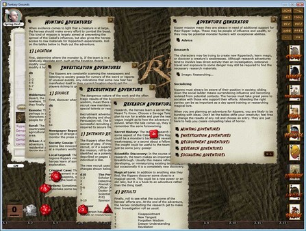 Fantasy Grounds - Rippers (Savage Worlds)