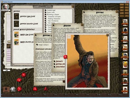 Fantasy Grounds - Rippers (Savage Worlds) screenshot 8
