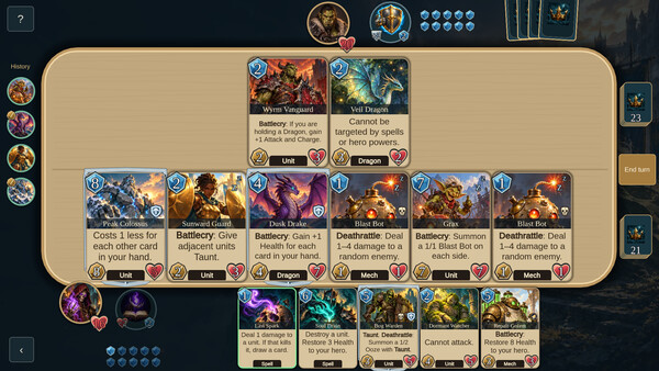 Decks of Valor: Fantasy Card Battles screenshot 1