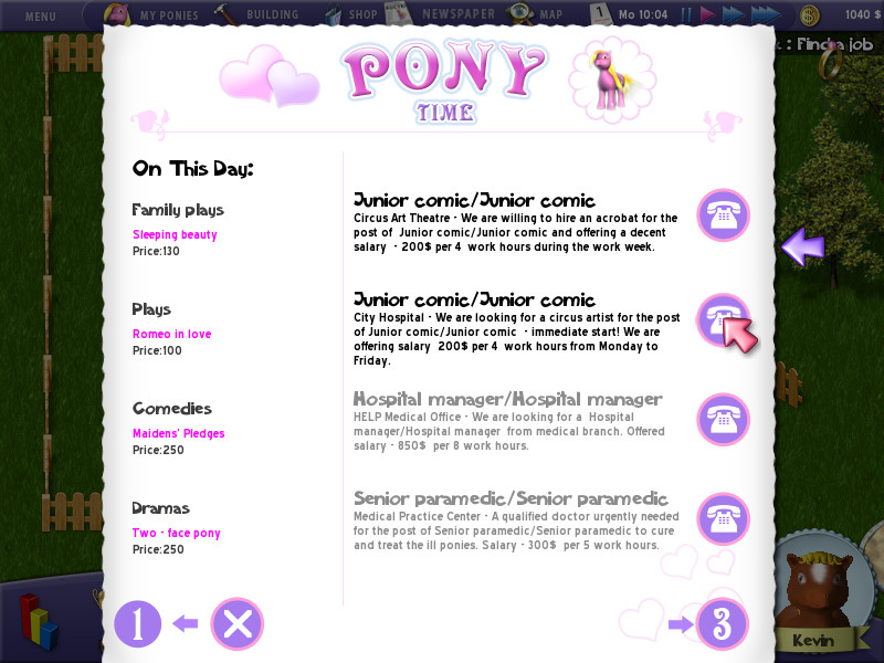 screenshot of Pony World 2 11