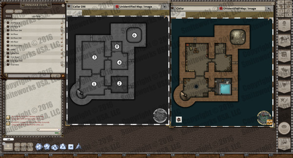 Fantasy Grounds - Map Pack: Lake Keep