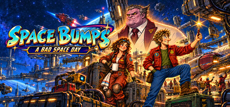 SPACE BUMPS: A Bad Space Day — Steam header