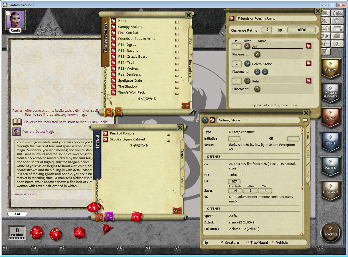 Fantasy Grounds - 1 on 1 Adventures #13: The Pearls of Pohjola (PFRPG) Featured Screenshot #1