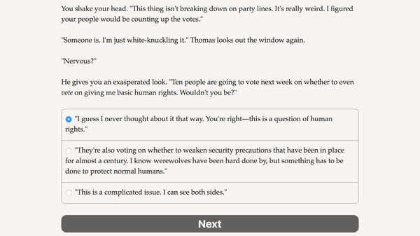 Screenshot z Congresswolf