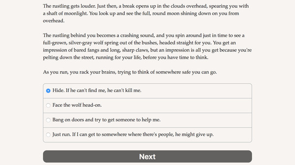 Screenshot z Congresswolf