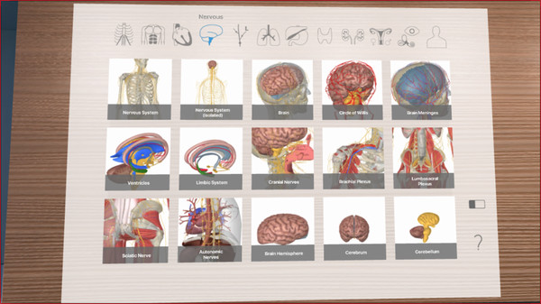 3D Organon VR Anatomy 2018
