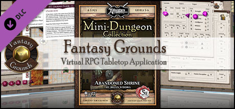 Fantasy Grounds - Mini-Dungeon #006: Abandoned Shrine (5E) Header Image