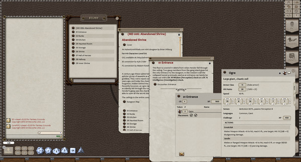 Fantasy Grounds - Mini-Dungeon #006: Abandoned Shrine (5E)