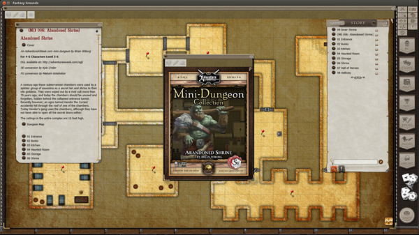 Fantasy Grounds - Mini-Dungeon #006: Abandoned Shrine (5E)