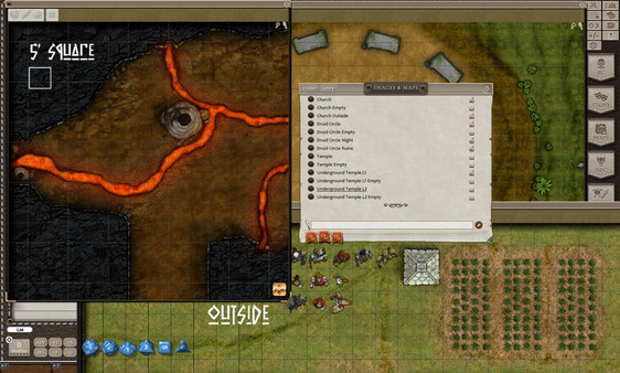 Fantasy Grounds - Temples and Staff (Map and Token Pack)