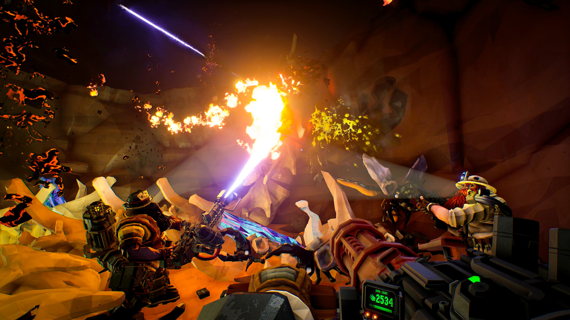 Deep Rock Galactic resmî Steam mağaza ekran görüntüsü