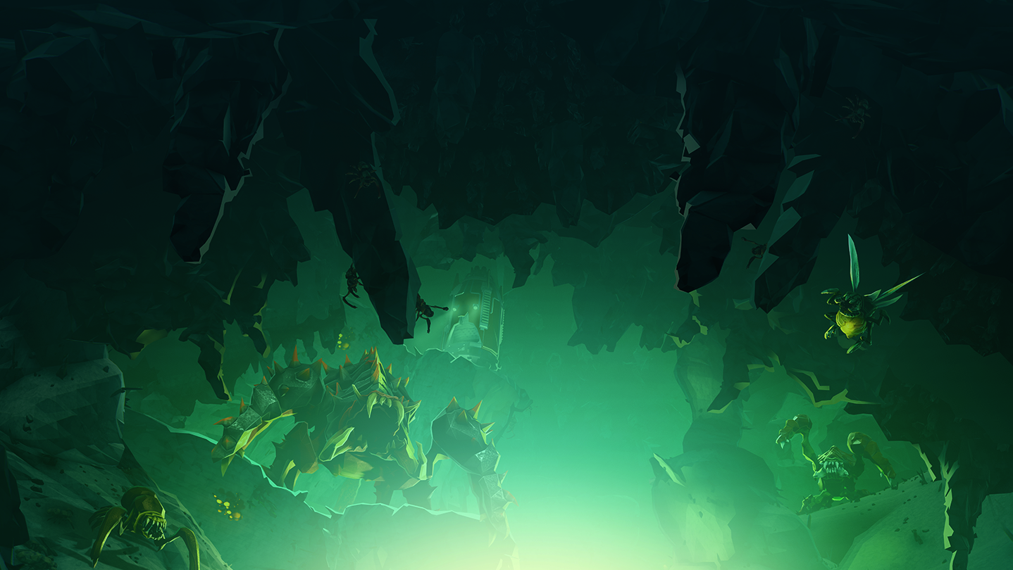 Deep Rock Galactic - Imagem de Fundo do Jogo