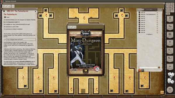 Fantasy Grounds - Mini-Dungeon #007: The Pententieyrie (5E)