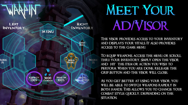 Screenshot z Warpin: Creation (VR)