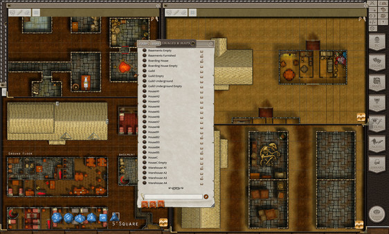 Fantasy Grounds - Adventure Pack: Thieves Guild (Map and Token Pack)