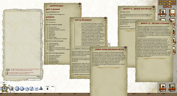 Fantasy Grounds - Sundered Skies: Mists of the Savannah (Savage Worlds)