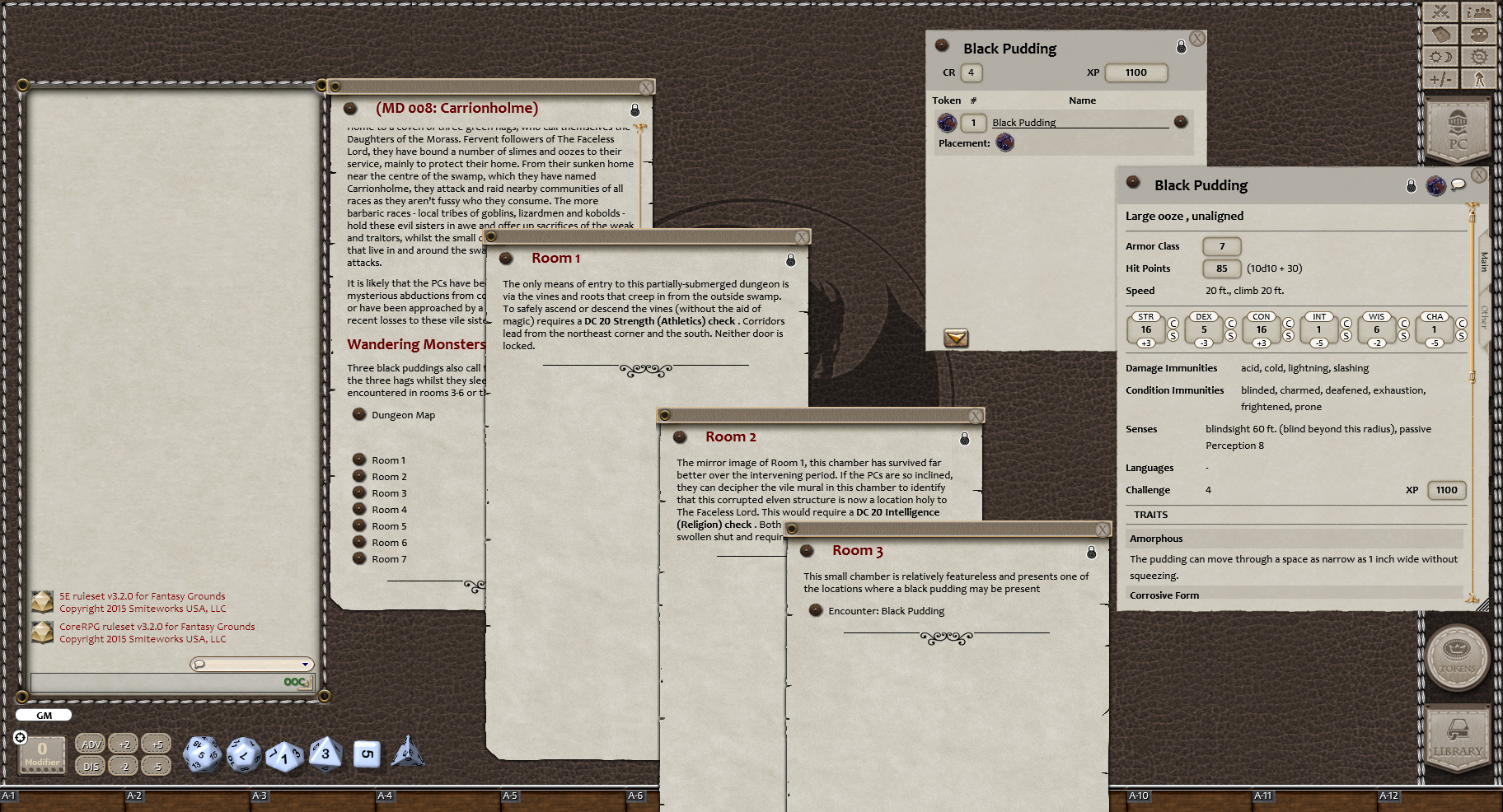 Fantasy Grounds - Mini-Dungeon #008: Carrionholme (5E) screenshot 4