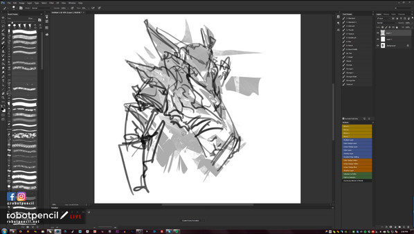 Robotpencil Presents: Speed Painting From Abstract Shapes