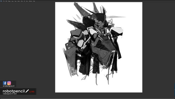 Robotpencil Presents: Speed Painting From Abstract Shapes
