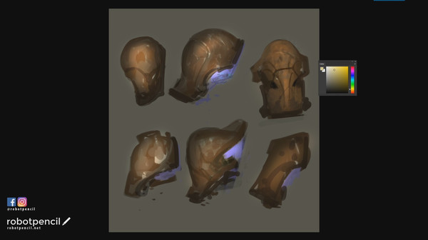 Robotpencil Presents: Painting Rusty Armor