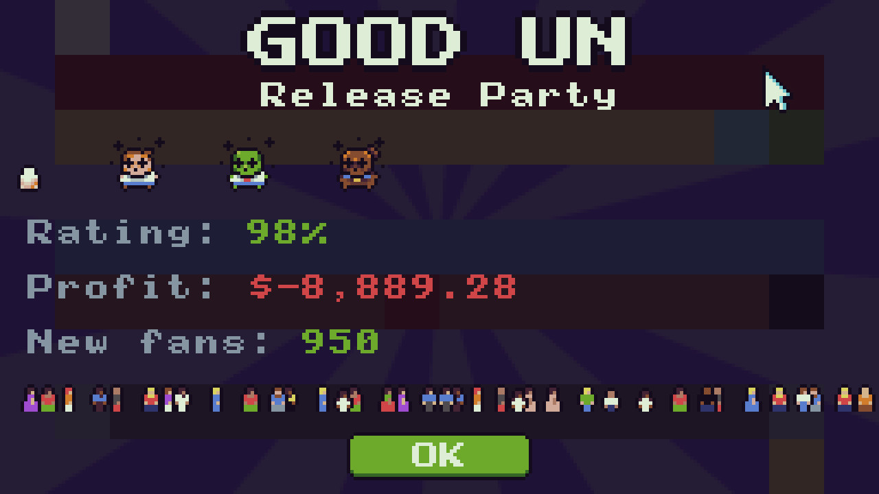 #2. Indie Game Sim (Steam) 由: Lost Decade Games