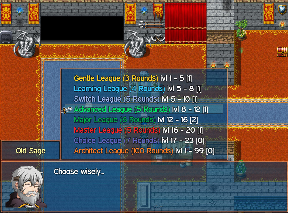 #6. RPG Fighter League (Steam) By: Owl Green Sea
