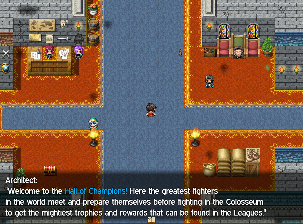 #2. RPG Fighter League (Steam) By: Owl Green Sea